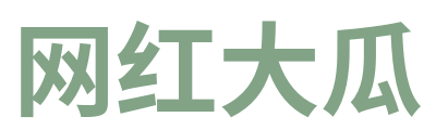 网红大瓜